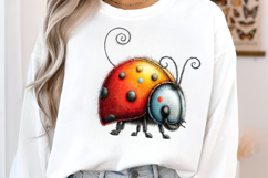 Whimsical Ladybug Clipart Product Image 3