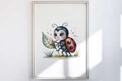 Whimsical Ladybug Clipart Product Image 5