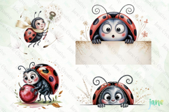 Whimsical Ladybug Clipart Bundle Product Image 2
