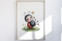 Whimsical Ladybug Clipart Product Image 5