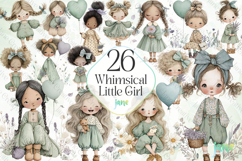 Whimsical Little Girl Sublimation Bundle Product Image 1