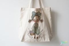 Whimsical Little Girl Clipart Product Image 4
