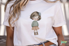 Whimsical Little Girl Clipart Product Image 2