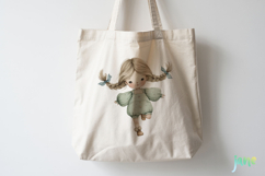 Whimsical Little Girl Clipart Product Image 4