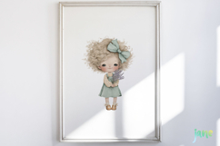 Whimsical Little Girl Clipart Product Image 5