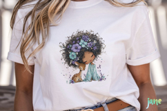 Whimsical Little Girl And Pet Clipart Product Image 2