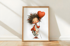 Whimsical Little Girl Clipart Sublimation Product Image 3