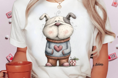 Whimsical Lord Casper Bulldog Clipart Product Image 2