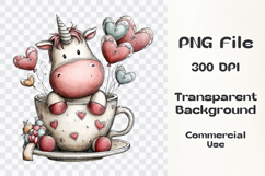 Whimsical Magical Unicorn Clipart Product Image 3