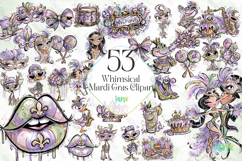 Whimsical Mardi Gras Clipart Product Image 1