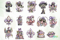 Whimsical Mardi Gras Clipart Product Image 5