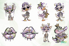 Whimsical Mardi Gras Clipart Product Image 2