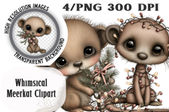 Whimsical Meerkat Clipart Product Image 1
