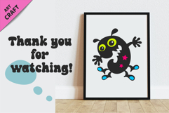 Whimsical Monsters Pack 02. Tshirt, PNG. Product Image 5