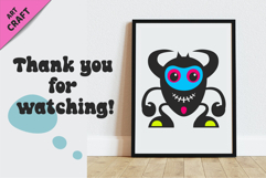 Whimsical Monsters Pack 03. Tshirt, PNG. Product Image 5