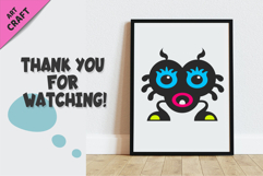 Whimsical Monsters Pack 04. Tshirt, PNG. Product Image 5