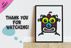 Whimsical Monsters Pack 06. Tshirt, PNG. Product Image 5