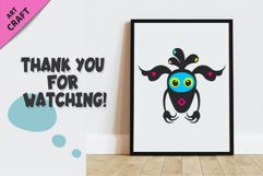 Whimsical Monsters Pack 07. Tshirt, PNG. Product Image 5