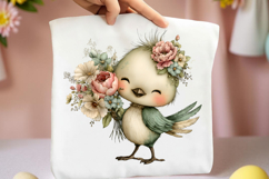 Whimsical Mother Day Birds Clipart Product Image 2