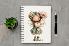 Whimsical Mother Day Fairy Clipart Product Image 2