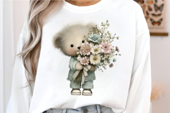 whimsical mother day teddy bear clipart Product Image 2