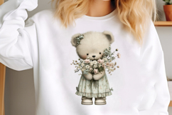 whimsical mother day teddy bear clipart Product Image 3