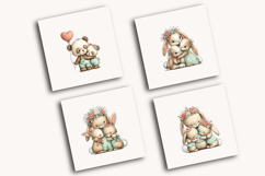 Whimsical mother's day Animals clipart Product Image 4