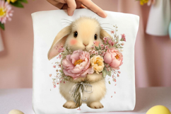 Whimsical Mother's Day Bunny Clipart Product Image 2