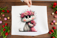 Whimsical Mother's Day Cats Clipart Product Image 2