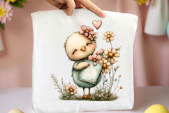 Whimsical Mother's Day Chick Clipart Product Image 2