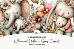 Whimsical Mother's Day Clipart Product Image 1