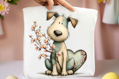 Whimsical Mother's Day Dogs Clipart Product Image 2
