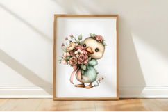 Whimsical Mother's Day Duck Clipart Product Image 3