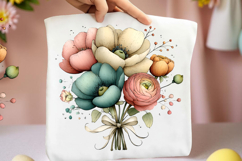 Whimsical Mother's Day Flower Clipart Product Image 2