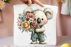 Whimsical Mother's Day Koala Clipart Product Image 2