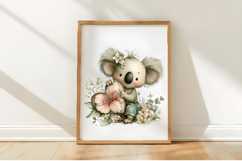Whimsical Mother's Day Koala Clipart Product Image 3