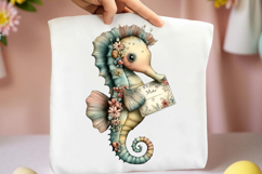 Whimsical Mother's Day Seahorse Clipart Product Image 2