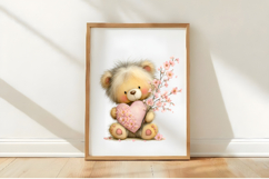 Whimsical Mother's Day Teddy Bear Clipart Product Image 3
