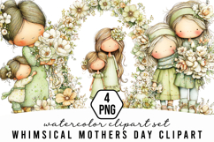 Whimsical Mothers Day Clipart Product Image 1