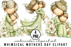 Whimsical Mothers Day Clipart Product Image 1