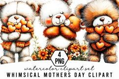 Whimsical Mothers Day Clipart Product Image 1