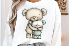 Whimsical Mothers Day Teddy Bear Clipart Product Image 2