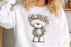 Whimsical Mothers Day Teddy Bear Clipart Product Image 3