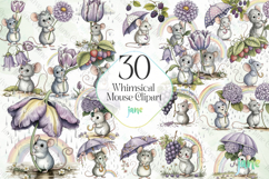 Whimsical Mouse Clipart Product Image 1