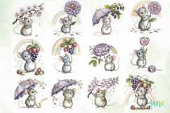 Whimsical Mouse Clipart Product Image 5