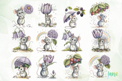 Whimsical Mouse Clipart Product Image 4