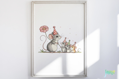 Whimsical Mouse Clipart PNG Product Image 2