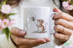 Whimsical Mouse Clipart PNG Product Image 4