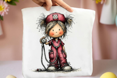 Whimsical Nurse Girls Clipart Product Image 2