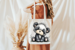 Whimsical Panda Clipart PNG Product Image 5